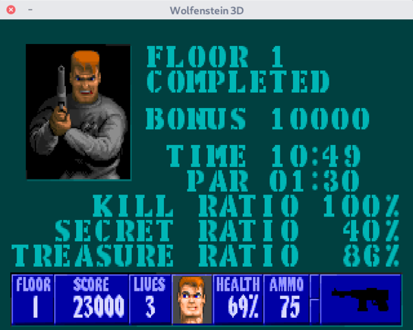 [Wolfenstein 3D (with Chocolate-Wolfenstein-3D engine)]